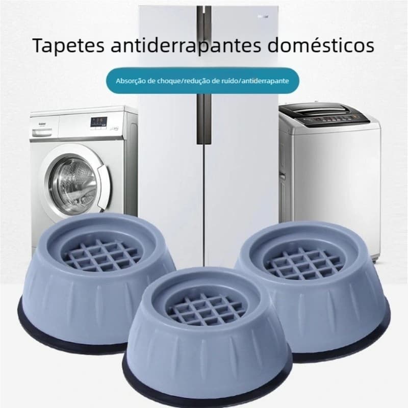 Pé antideslizante universal para máquina de lavar, mesas e cadeiras