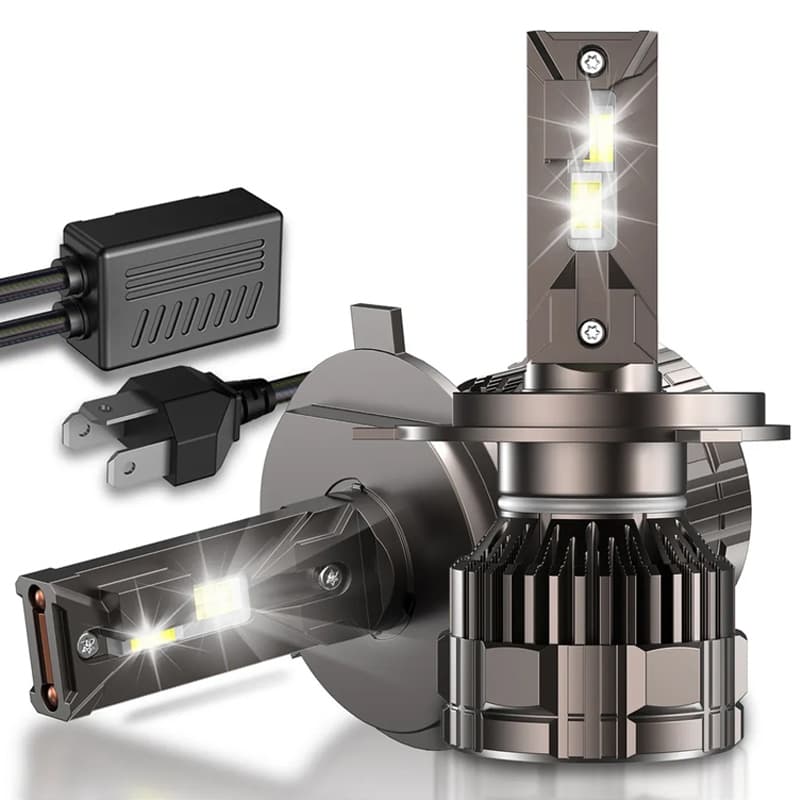 Par LED Lâmpadas De Farol De Carro Lâmpada Super Led Ultra 40000LM 300W Para H4 H7 H11 HB3 HB4 6500K