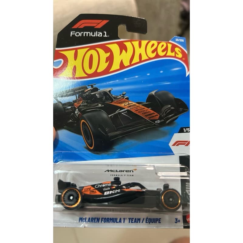 Hot Wheels Miniatura F1 McLaren - Detalhada, Nova e Lacrada