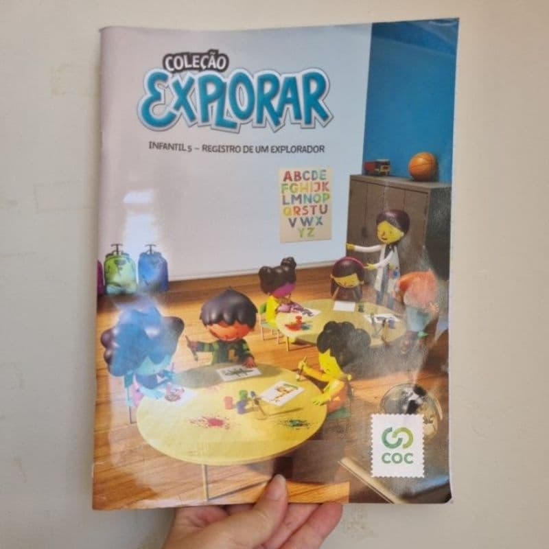 livro coleção explorar infantil registro de um explorador coc