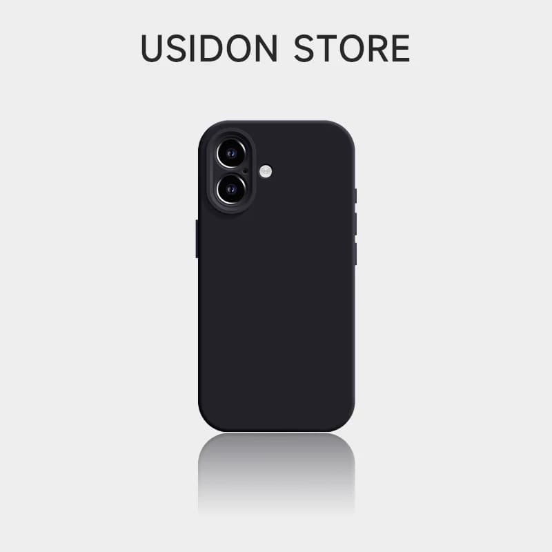 Capinha aveludada  fechada na câmera para IPhone Aplicável 16 pro max