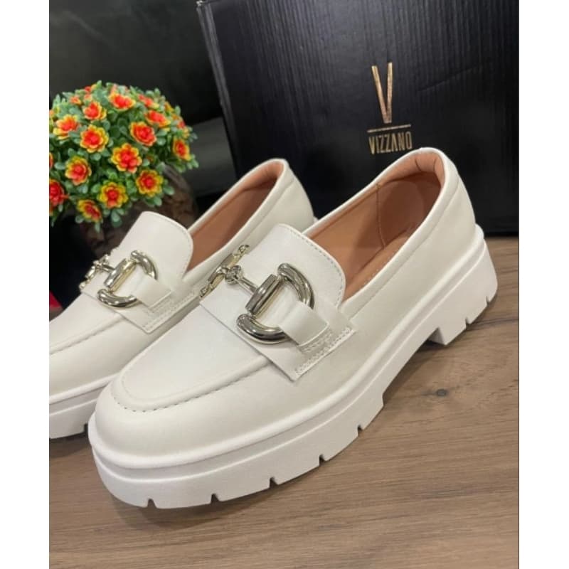 Sapato Mocassim Feminino Loafer Slip On Vizzano