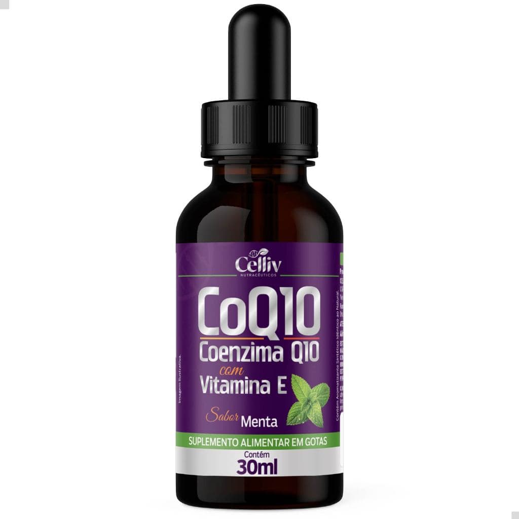 COENZIMA Q10 + VIT E 30 ML - CELLIV - ENERGIA E VITALIDADE
