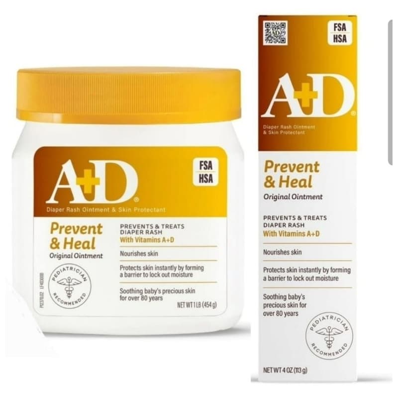 Kit de Pomadas A+D Tradicional pote 454g + bisnaga 113g