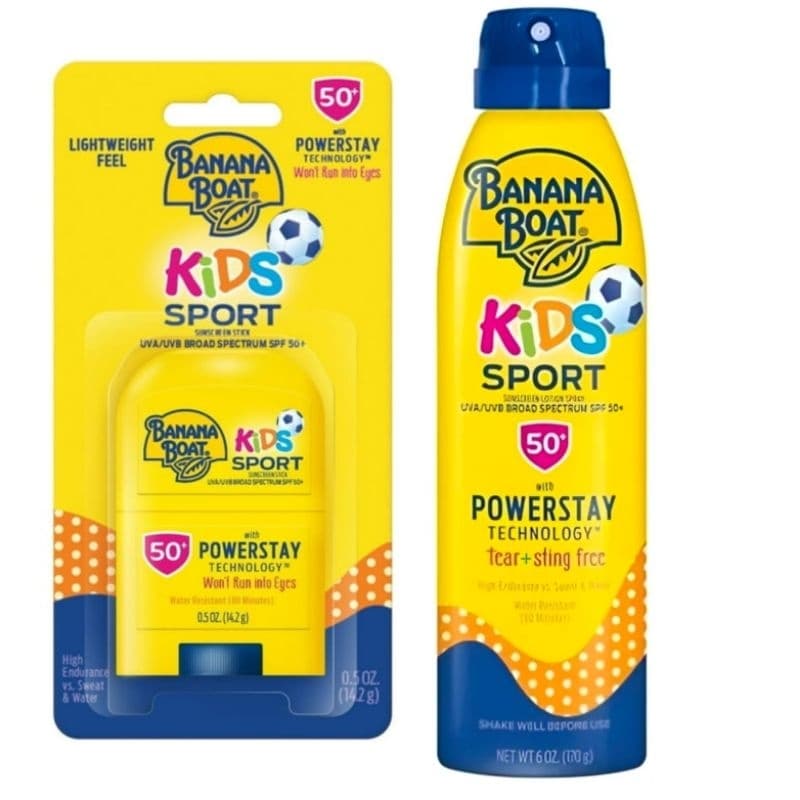 Protetor Solar Banana Boat Kids Sport Bastão + Spray