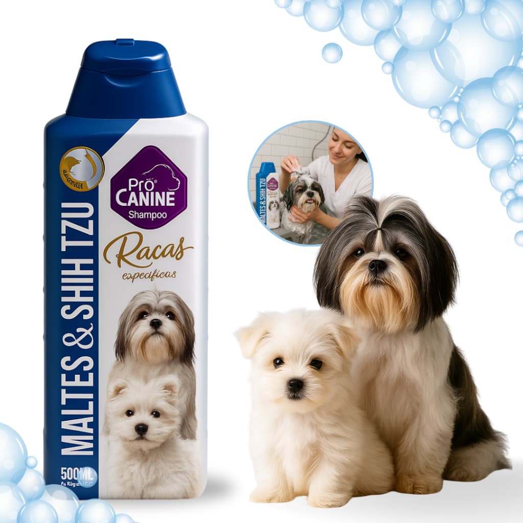 Shampoo para Cachorro Raças Maltes e Shih-Tzu PróCanine 500ml
