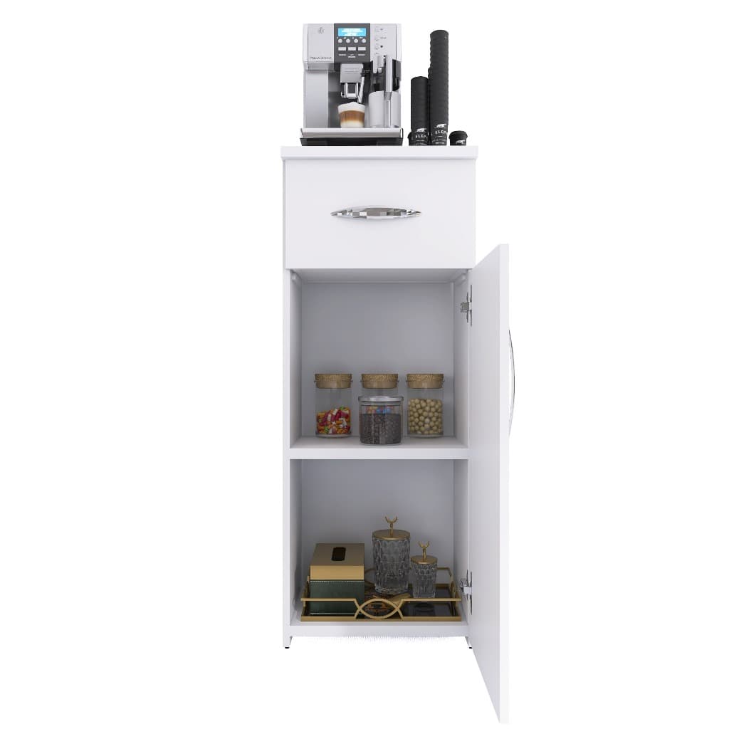 Armário Compacto Multiusos Com Gaveta e Porta