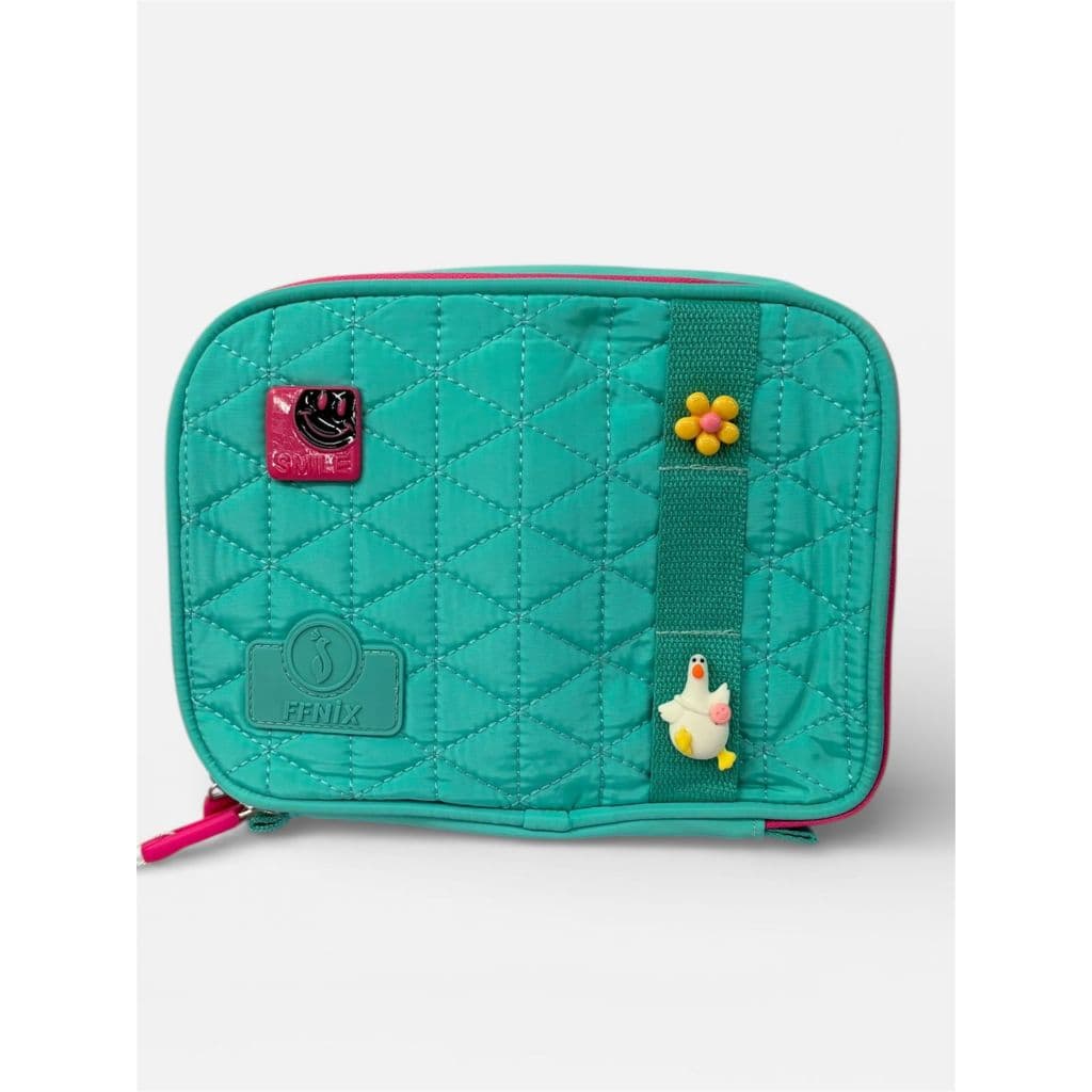 Estojo Escolar Grande Feminino Box Duplo Compartimento 3D Impermeável Organizador de Lápis Canetas