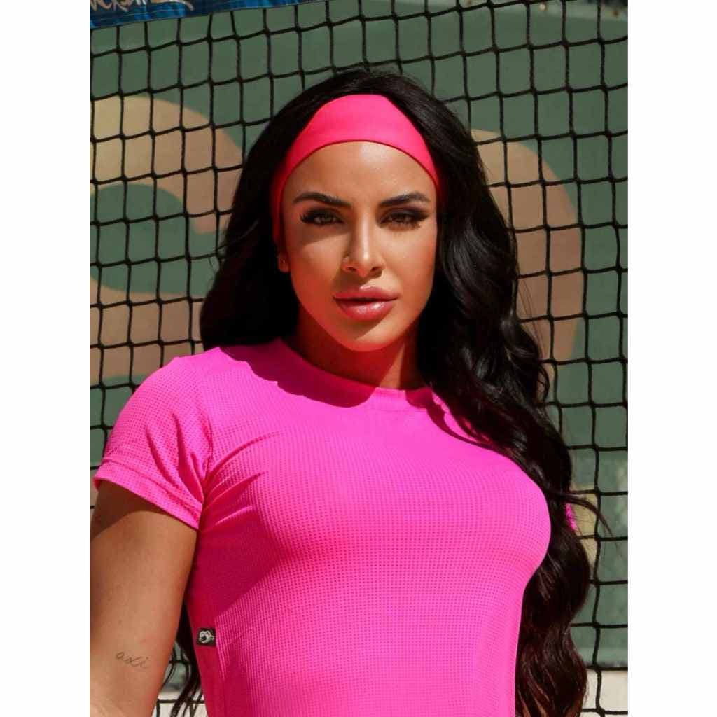 Faixa de Cabelo Headband Elástica Esportiva Academia Suplex Coleção Duo
