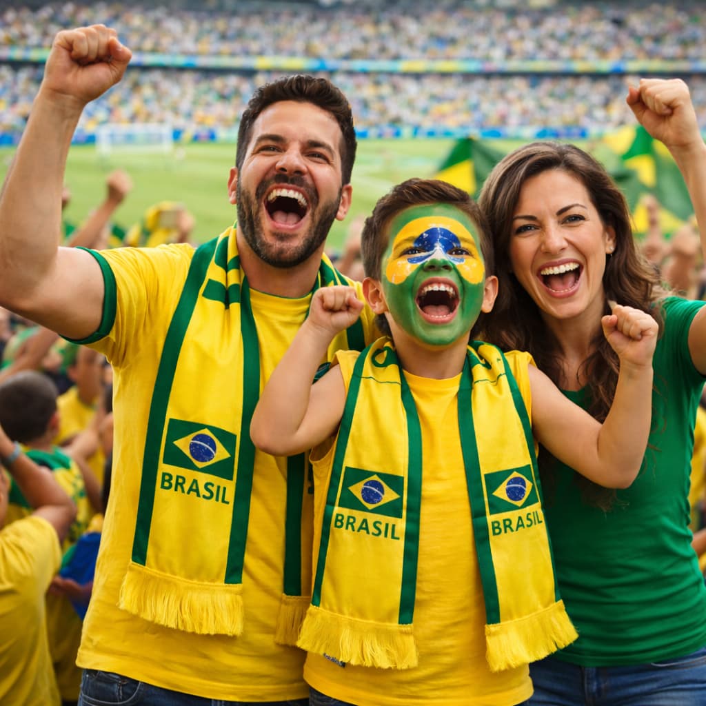 Faixa Cachecol Brasil Torcida Copa Futebol Com Franja