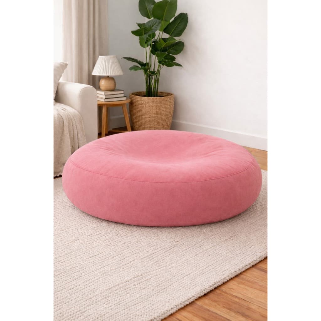 Pufe Redondo Gigante 130x20 Sem Enchimento