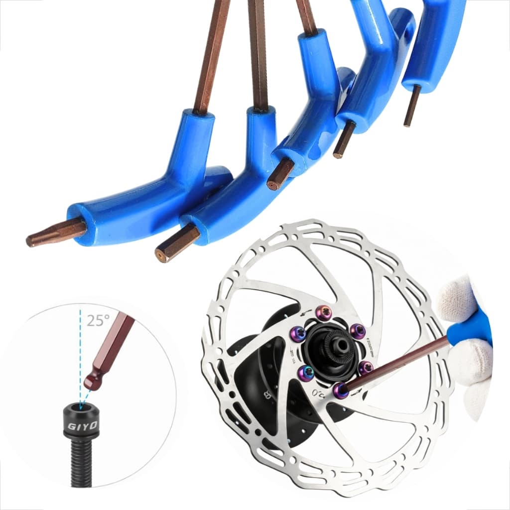 Kit de Jogo Chave Allen Grande Longa 5 Peças 3/4/5/6mm T25 Torx Torque Reparos Em Casa Bike manutenção Oficina