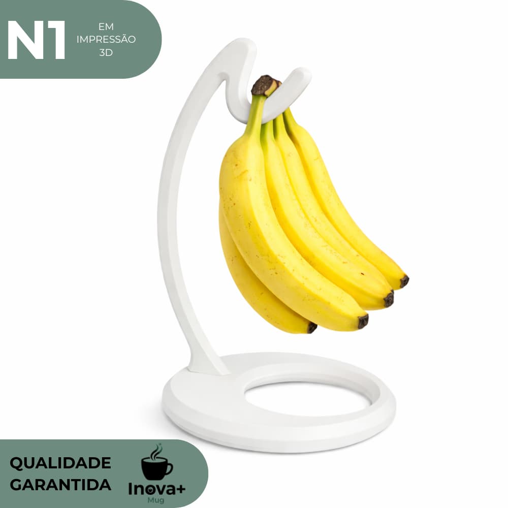 Suporte Mesa Fruteira Gancho para Pendurar Bananas Multiuso