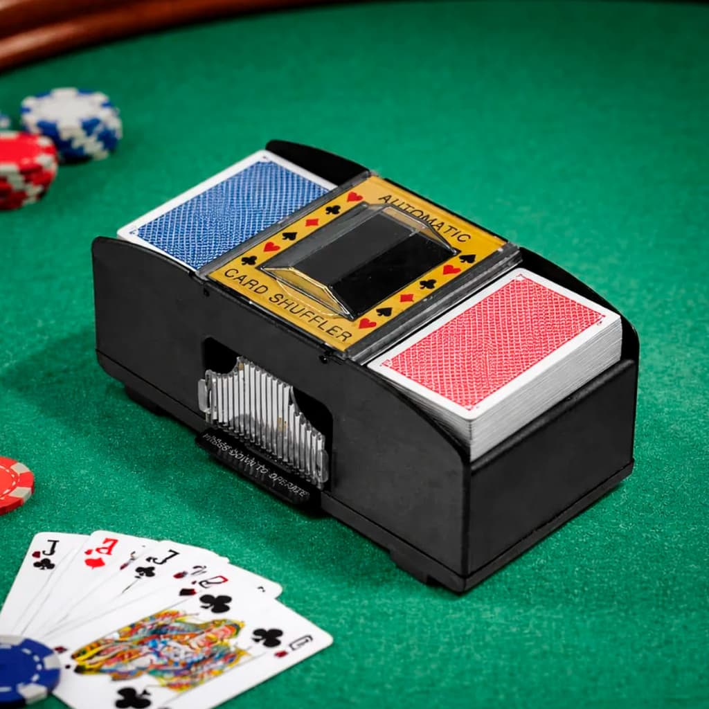 Embaralhador Automático De Cartas Baralho Uno Poker Profissional Jogo De Mesa