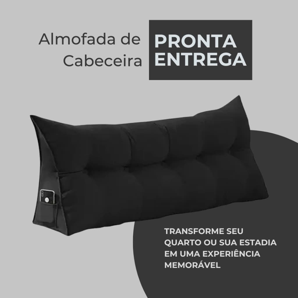Travesseiro encosto ergonômico almofada de descanso lombar casal