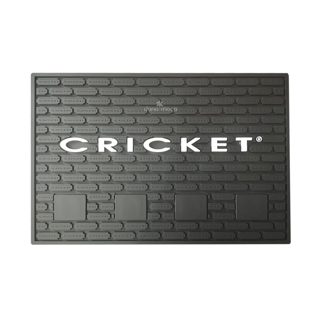 Tapete Bancada Cricket 4 ou 6 imãs Magnético Barbearia Preto