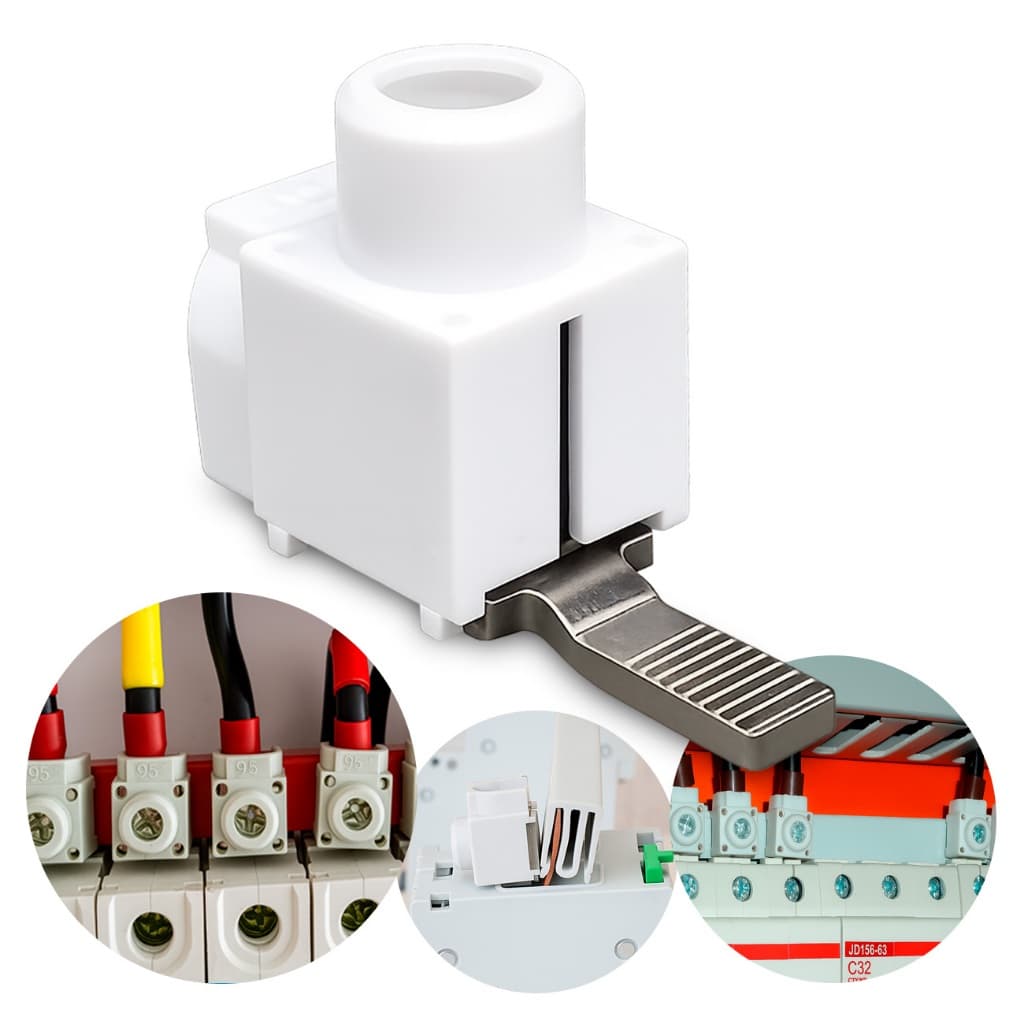 Conector Genérico 6 a 50mm Saida frontal Terminal Para Disjuntor Interruptor Terminal Elétrico IDR