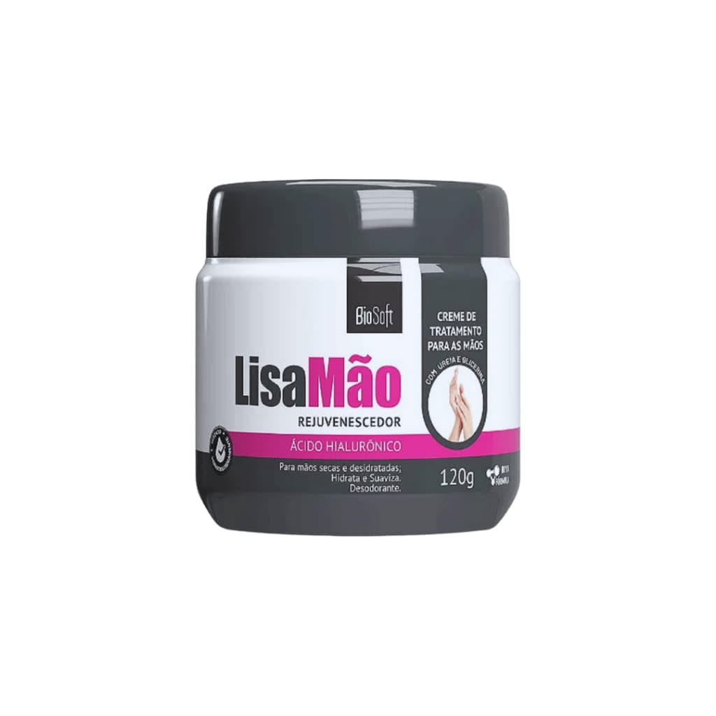 Lisa Mão Ácido Hialuronico Hidratante de Mãos 120g | Soft Hair