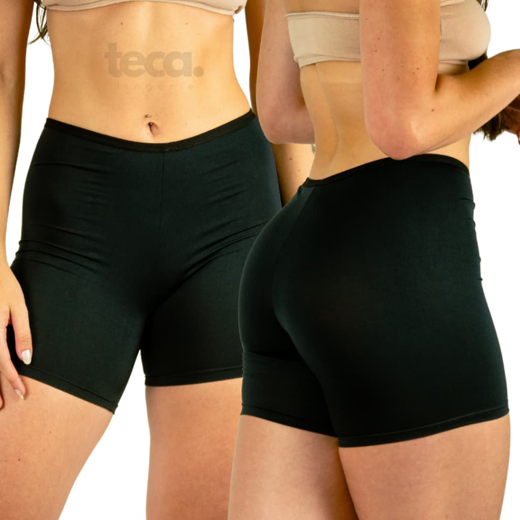 Kit 2 Short Segunda Pele Short Usar Debaixo Do Vestido Bermuda Anágua Cintura Alta