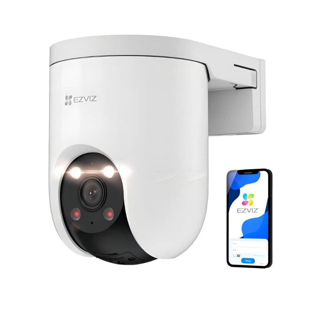 CÂMERA DE SEGURANÇA WIFI EXTERNA HIK EZVIZ WIFI HD CS-H8C-R100-1K2WKFL-BR 4MM