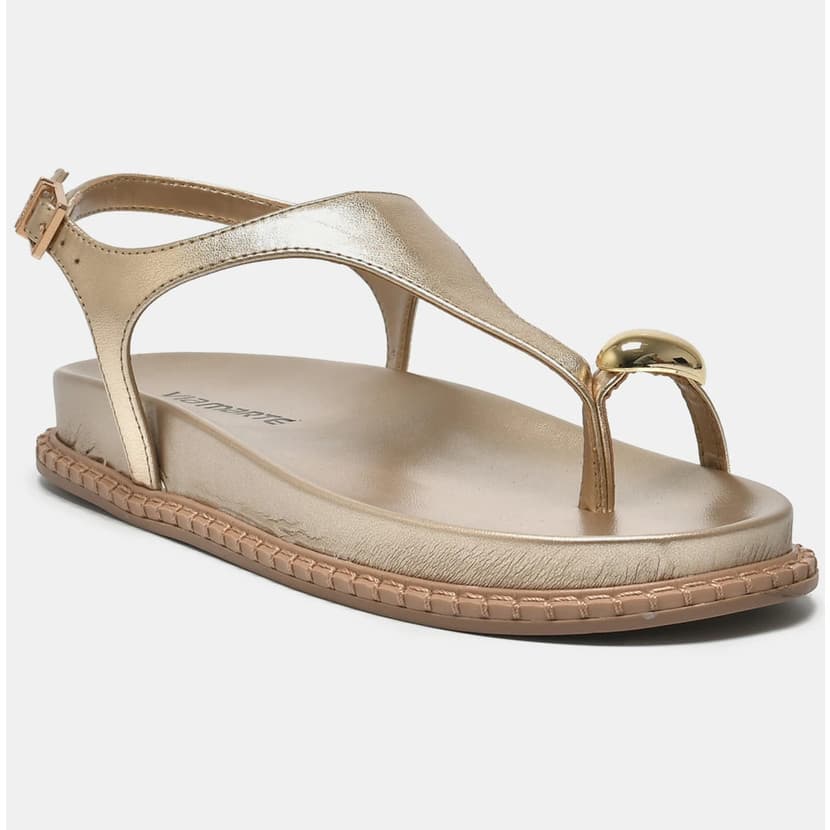 Sandália Papete Via Marte Feminina Casual Ajuste em Fivela Macia Confortável Prática Moderna