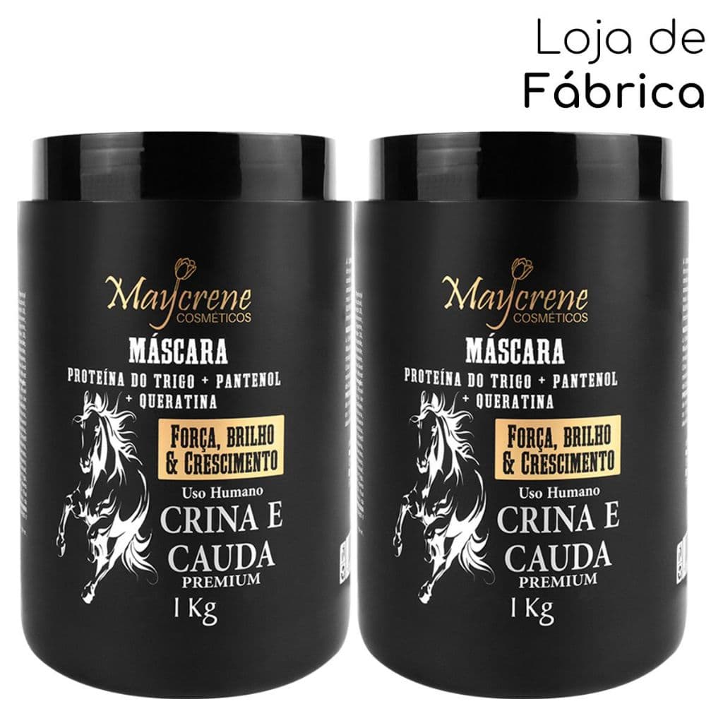 Máscara Crina Premium Maycrene 1kg | Força, Brilho e Crescimento