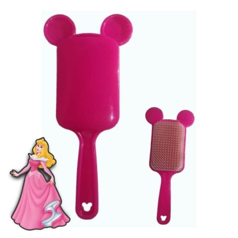 Escova Raquete com Orelhinha - Desembaraça Sem Frizz, Conforto e Estilo