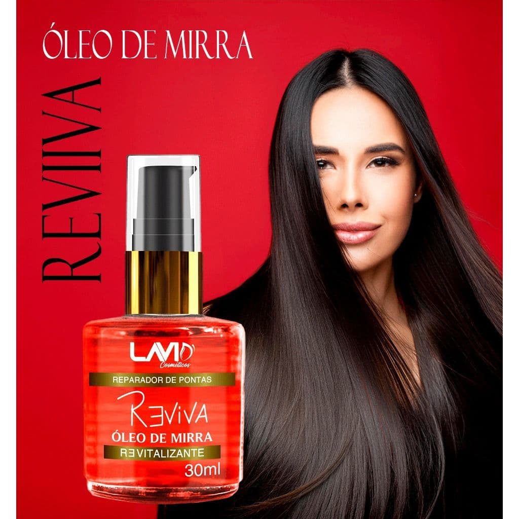 óleo reparador de mirra revitalizante 30ml lavid
