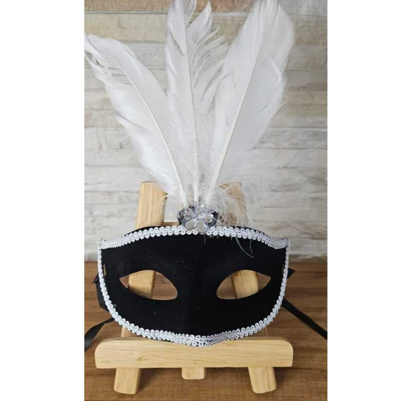 Máscaras de Carnaval luxo Com Acabamento Em Veludo Plumas Festas Eventos Baile de Mascaras