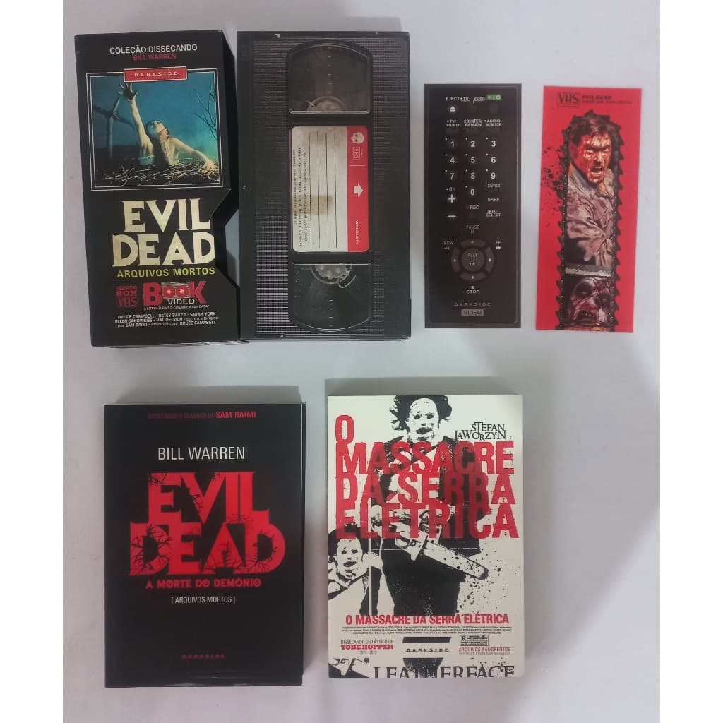 Livro Box Evil Dead: Arquivos Mortos / O Massacre da Serra Elétrica