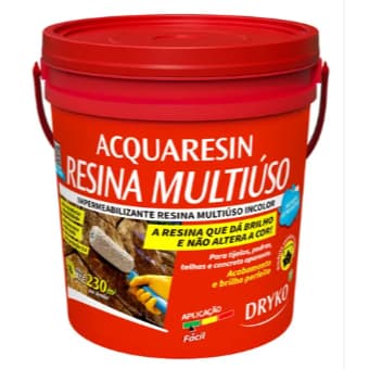 Resina Multiuso 0,900 ml a Base Água Incolor DRYKO