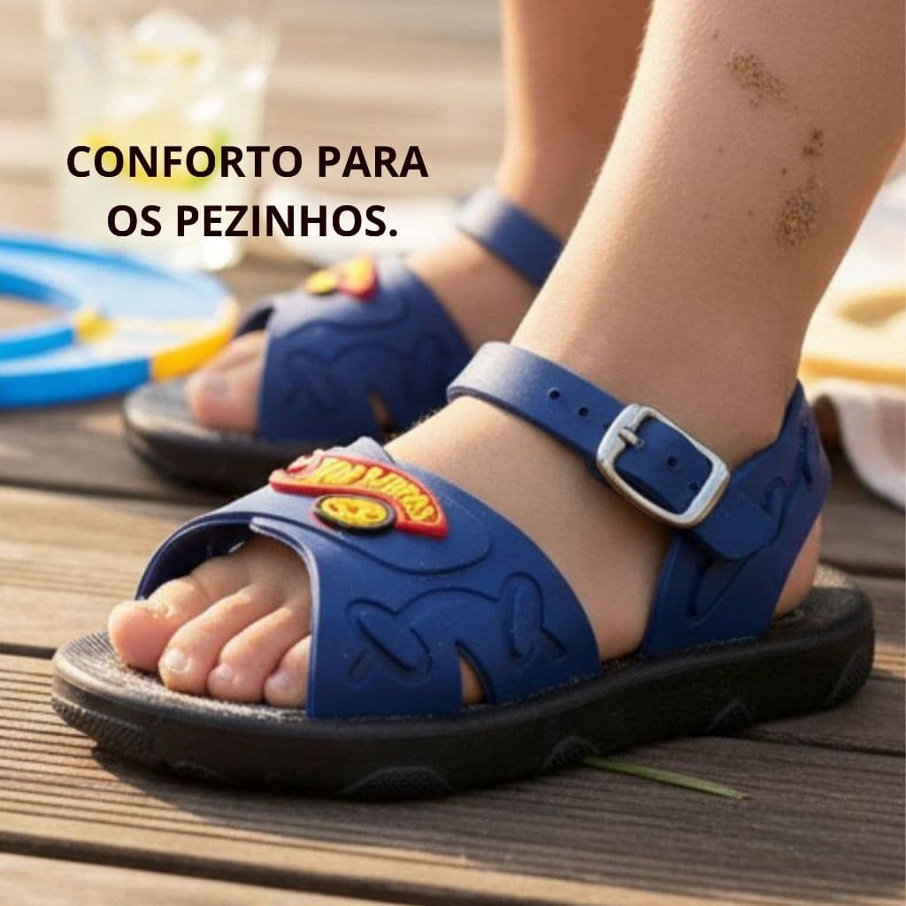 Sandália Baby  Masculino Personagens  Fivela Promoção