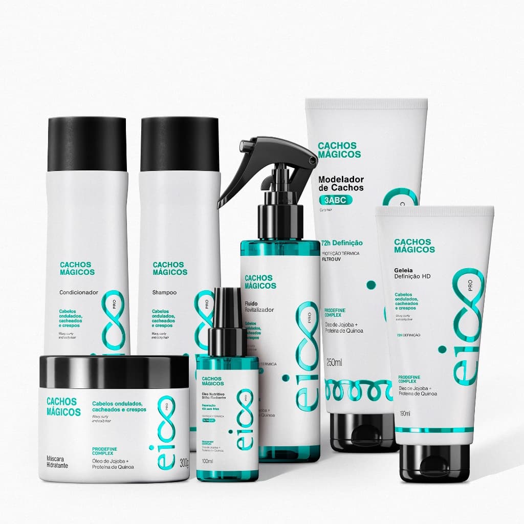 Kit Cachos 3ABC Cachos Mágicos Eico PRO - 7 Produtos