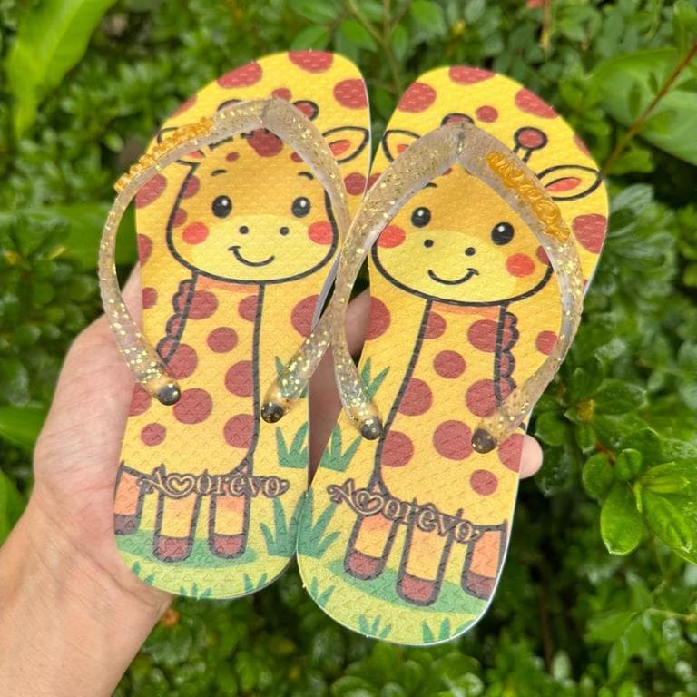 Chinelo Infantil Feminino Amorevo Bichinhos Conforto e Estilo Promoção Envio Imediato