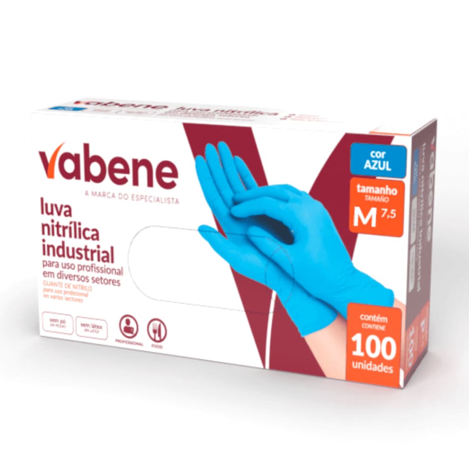 Luva Nitrilica Vabene