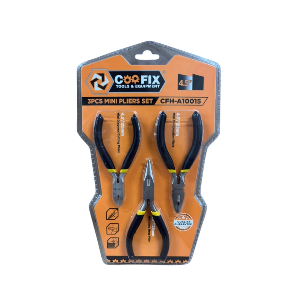 Kit Mini Alicates 4,5 115mm 3 Peças