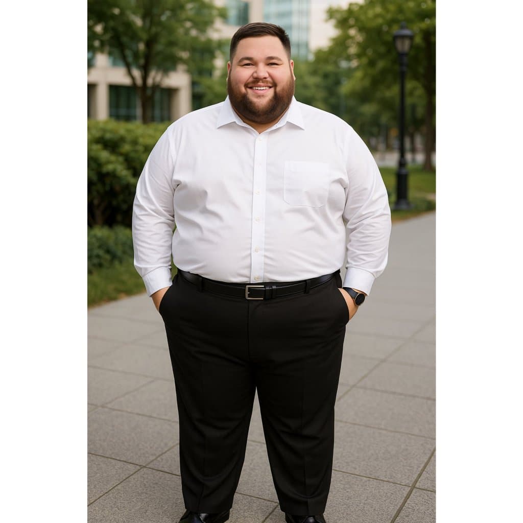 Calça Social Masculina Tamanho Grande Plus Size – Uso Profissional e Dia a Dia