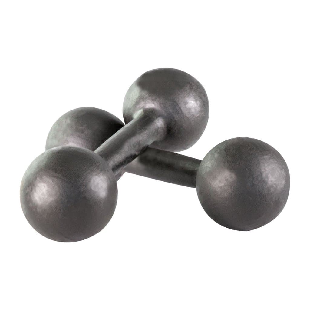 Kit de 2 Halteres Bola Pintados Equipamentos Esportivos 1KG