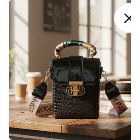 Marissa Bolsa Transversal Feminina Marissa Padrão Crocodilo