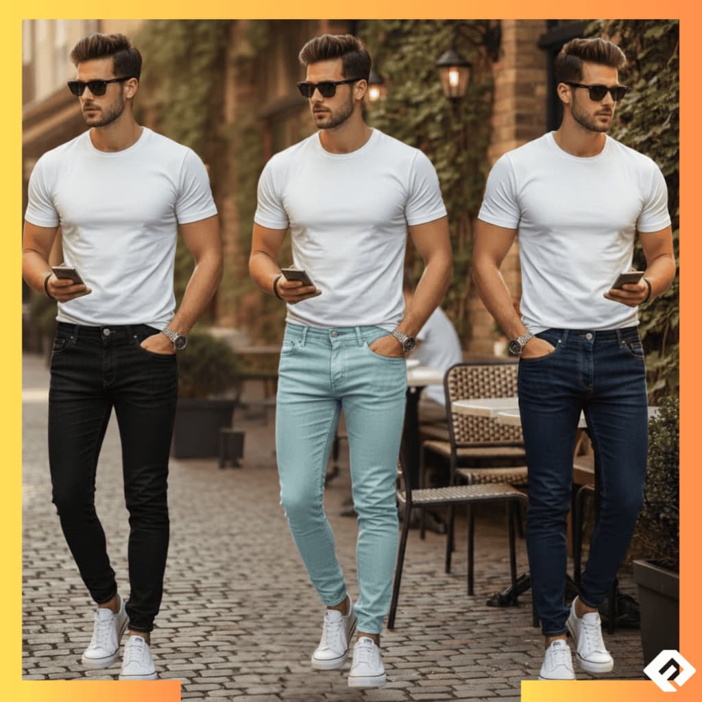 Kit 3 Calça Jeans Calca Jeans Masculina Skinny Premium
