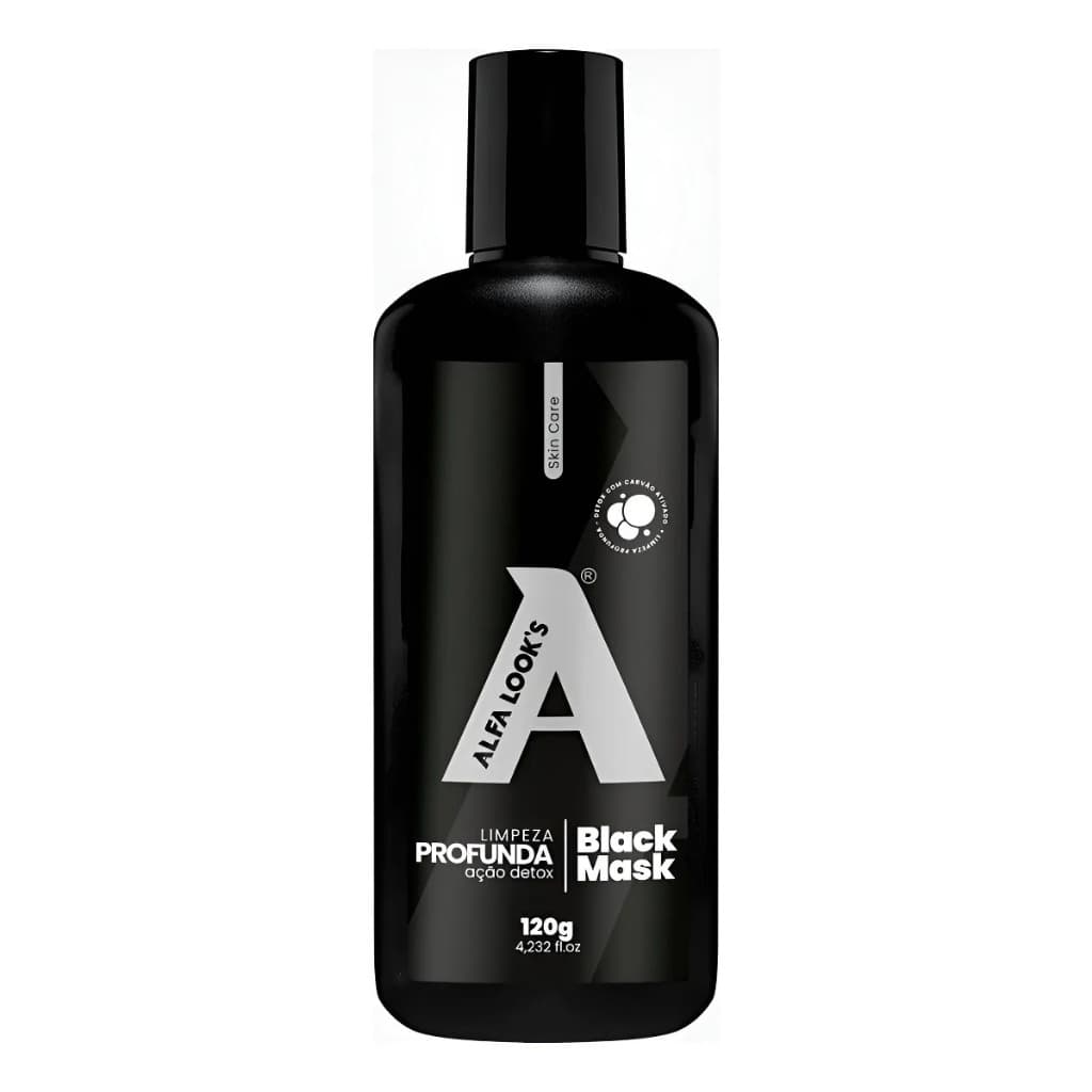 Black Mask Alfa Look's Negra Preta Facial Alfa Look S 120g Todo Tipo De Pele Dia/noite Black Mask Alfa Look's Negra Pret