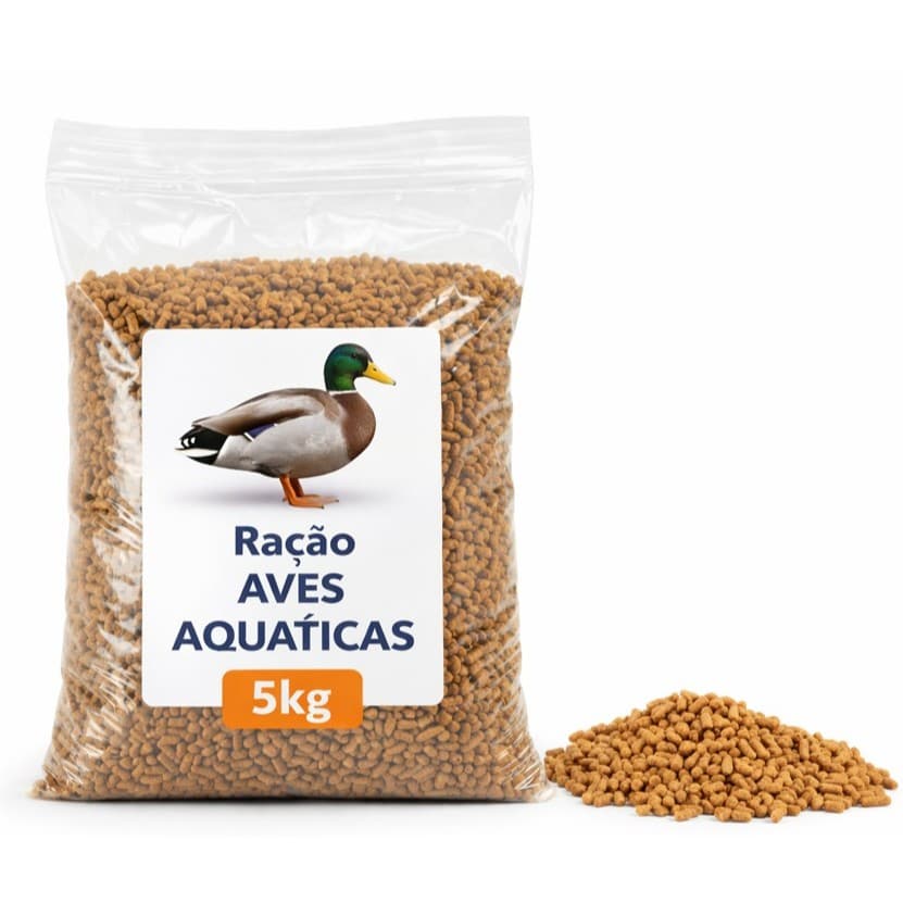 Ração Postura Aves Aquaticas Peletizada Ganso Marreco Pato 5kg