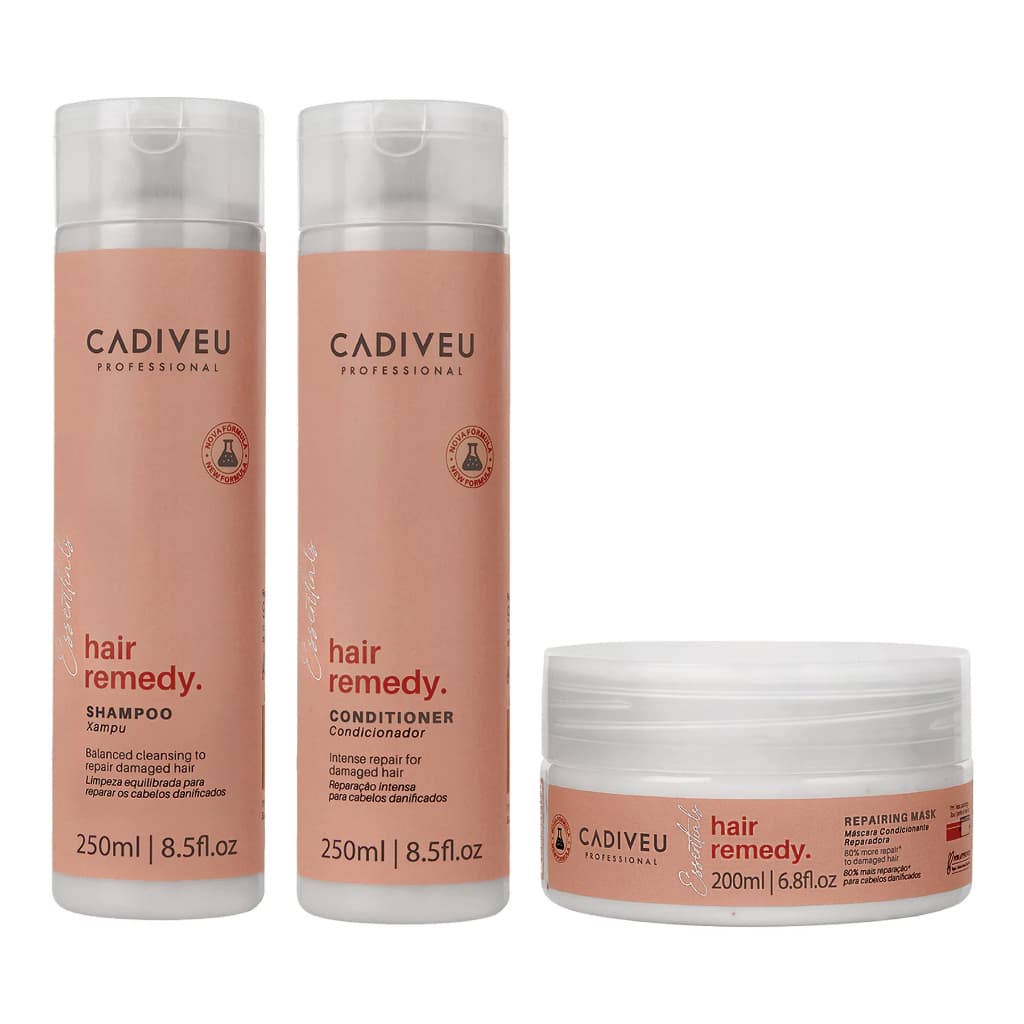 Kit Cadiveu Hair Remedy Reparador - 3 Produtos