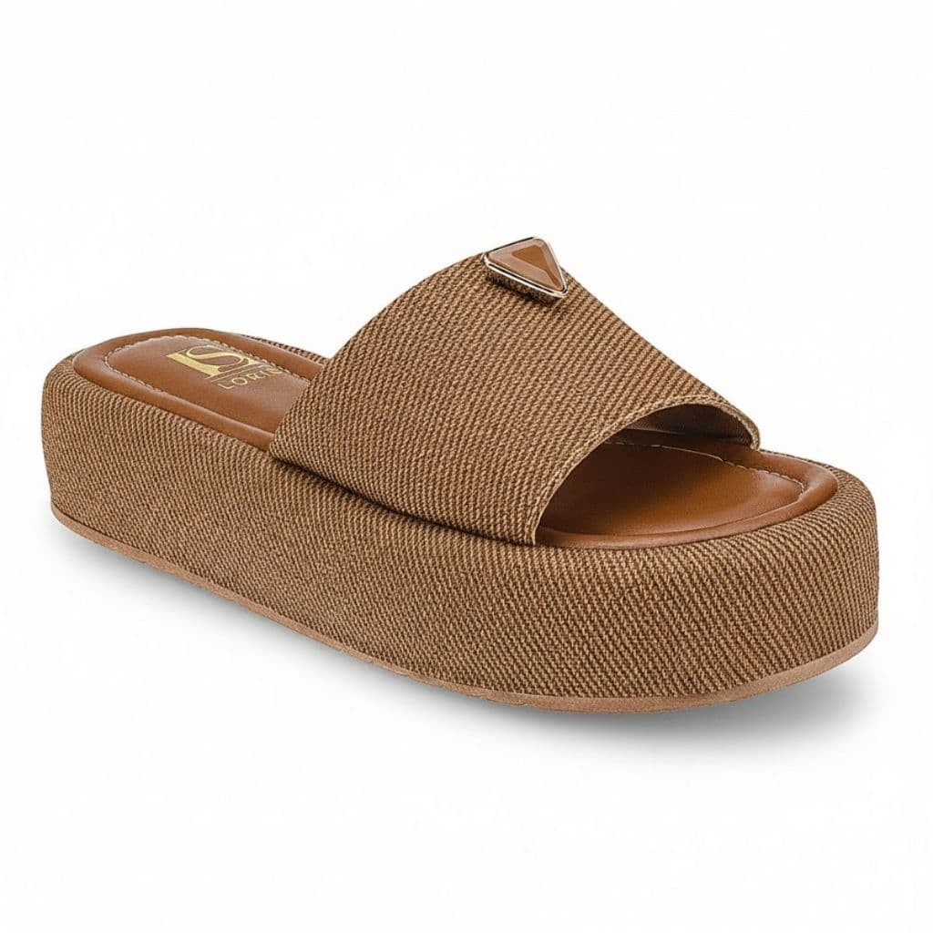 Tamanco Feminino Flatform Plataforma Fashion Confort Lóris Shoes 043-001