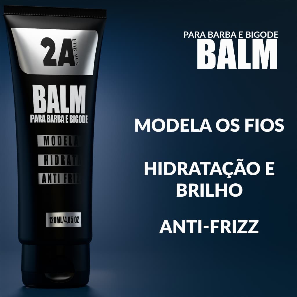 Balm Para Barba Hidratante Muito Cheiroso e Perfumado Anti Frizz