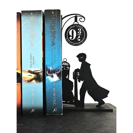 Suporte de livros Harry Potter e Plataforma 9 3/4
