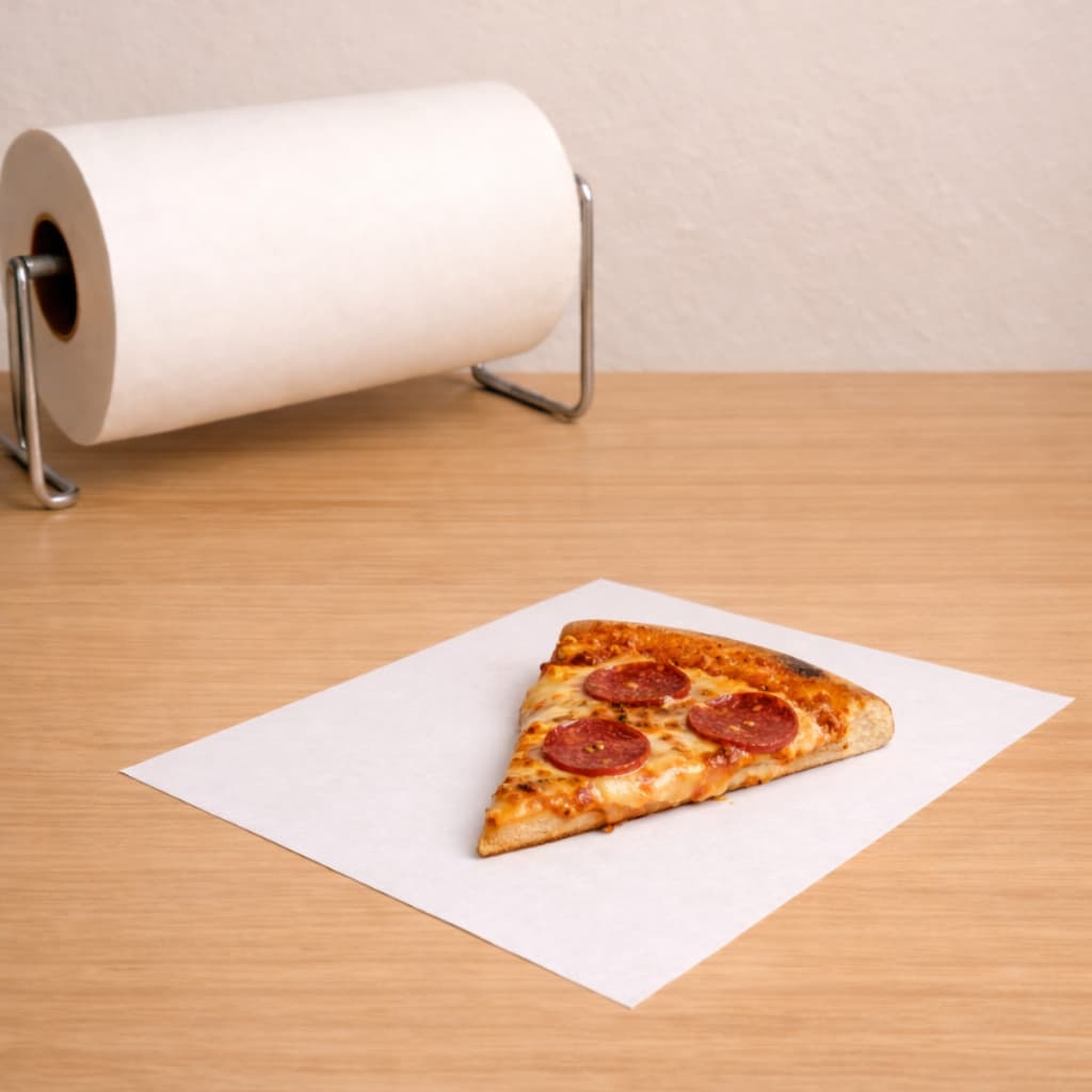 Bobina Papel Anti Gordura 30cm x 50m Branco Embalagem Alimentícia Delivery Padaria Confeitaria