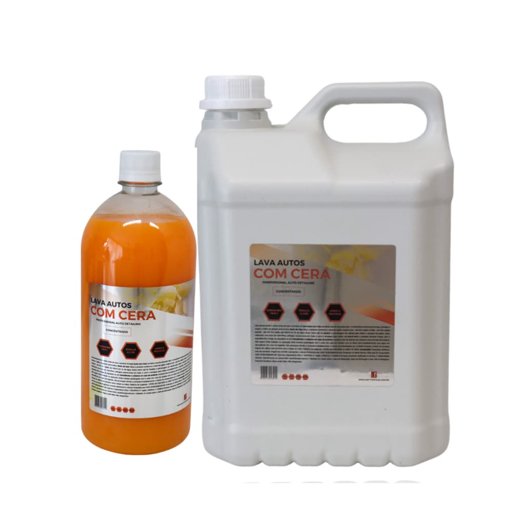 Shampoo Automotivo com Cera Dritto Carnaúba Tipo 1 – Brilho e Proteção Diluição 1:40 1L ou 5L