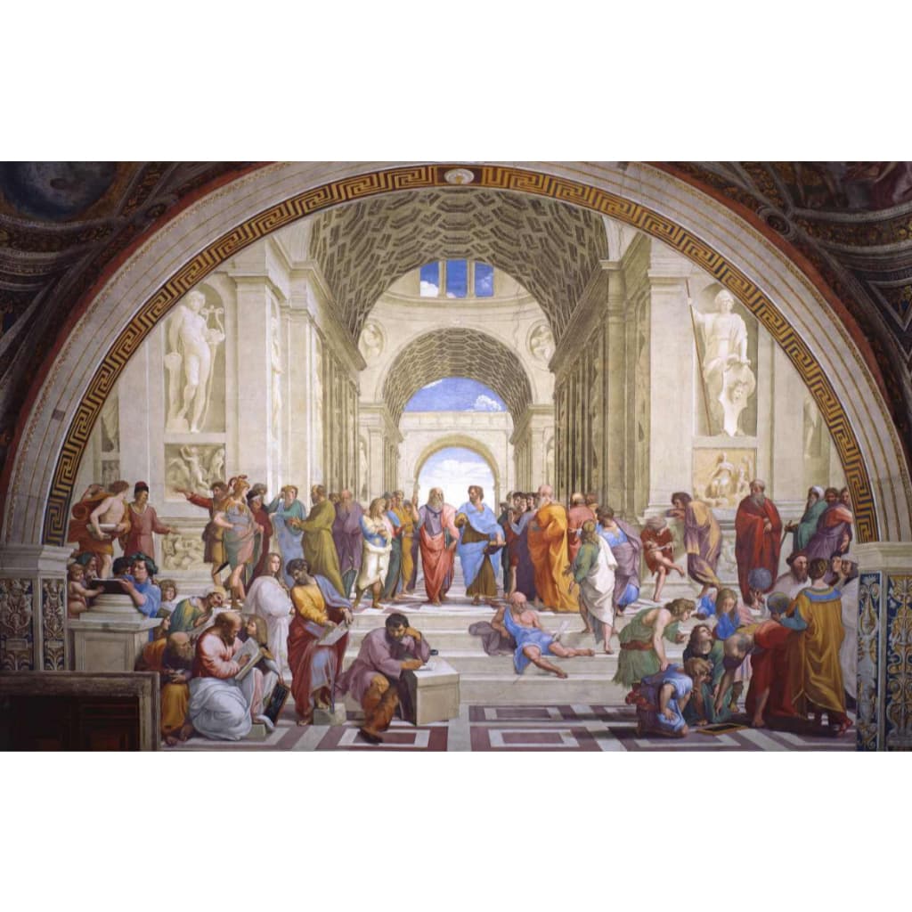 Quadro Decorativo Clássico: A Escola de Atenas, Quadro Clássico, Arte Moderna, Decoração, Religião..