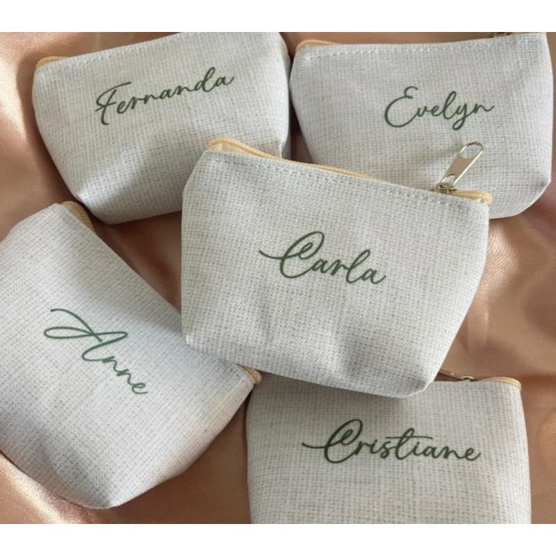 Porta Moeda MINI(6,5x10cm) personalizado com nome